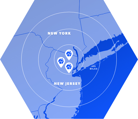 hex map of new york new jersey
